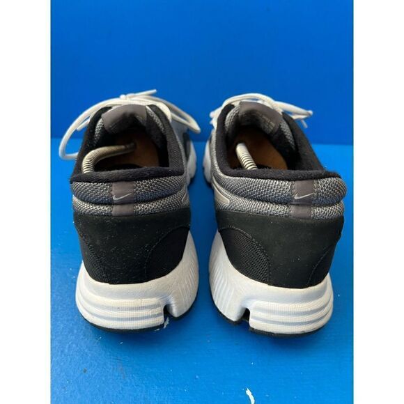 Nike Dual Fusion RN 386499-001 Men's Sz 12 Black Silver Gray Waffle Sole - Picture 2 of 6